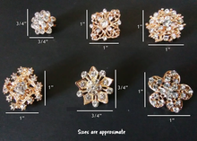 Load image into Gallery viewer, Gold Rhinestone Crystals - 2